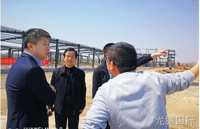 公司领导赴全椒新厂检查指导